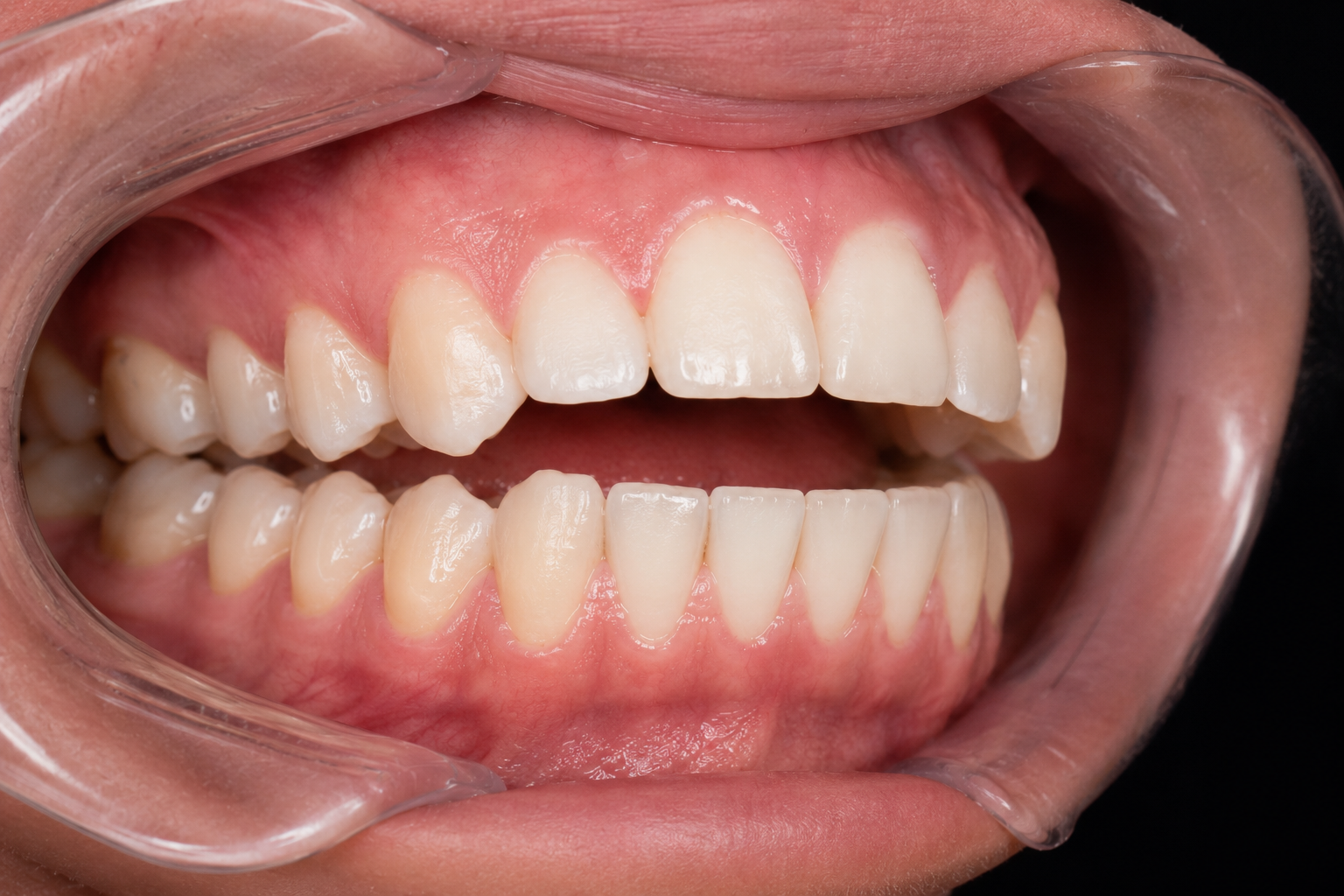 Open bite before treatment Dombivli