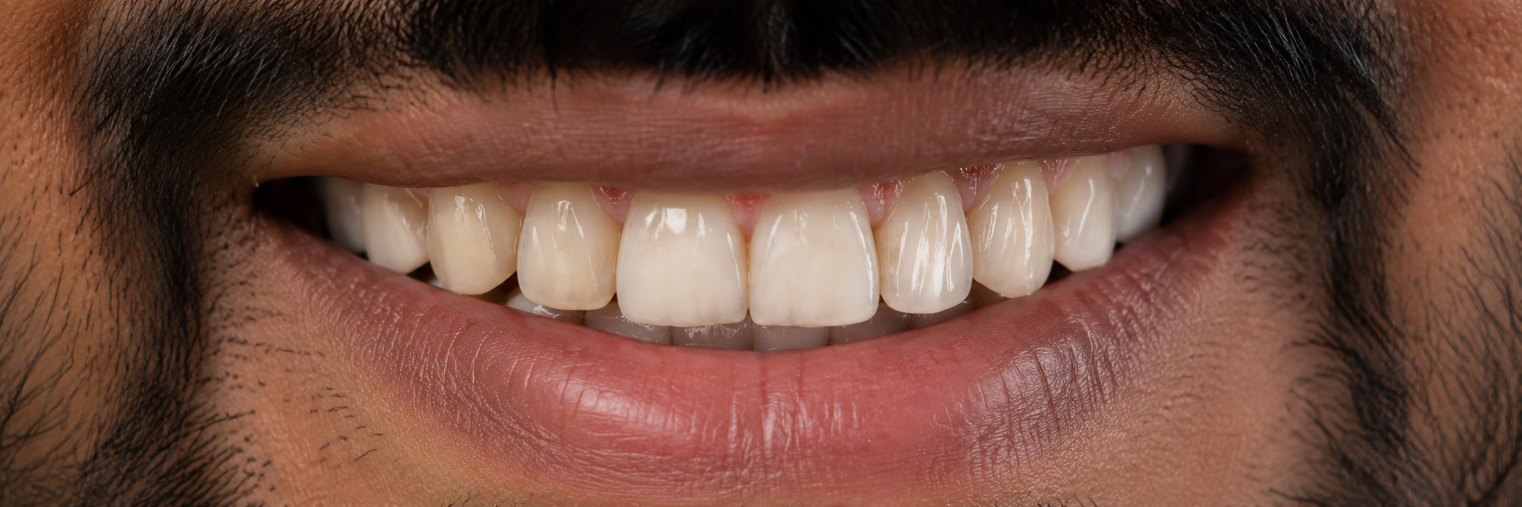 Porcelain veneers result